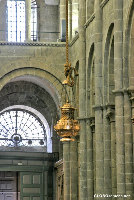 Postcard Santiago de Compostela: The Botafumeiro