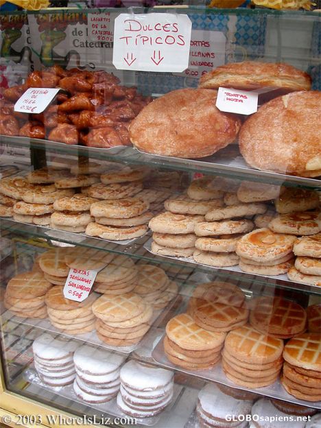 Postcard Dulces Tipicos, Seville, Spain