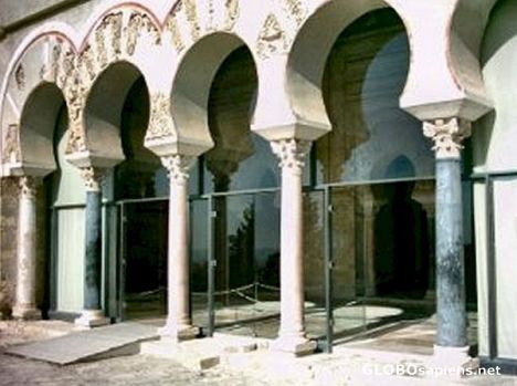Postcard Beside the throne room - Medina Azahara