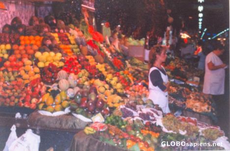 Postcard In the market