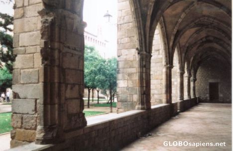Postcard Antic Hospital Cloisters