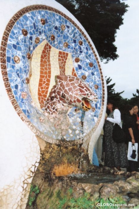 Postcard Parc Guell 2