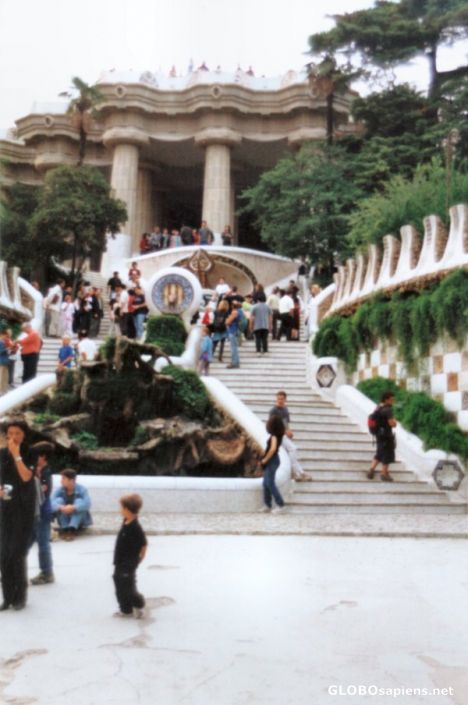 Postcard Parc Guell 3
