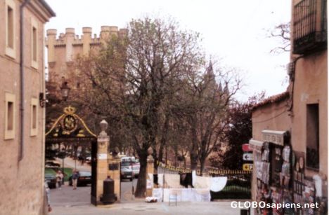 Postcard Towards the Alcázar