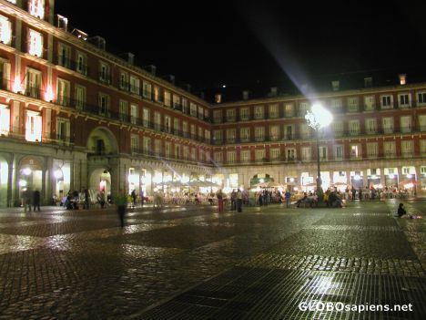 Postcard PLAZA MAYOR AT NIGHT