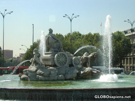Postcard CIBELES FOUNTAIN