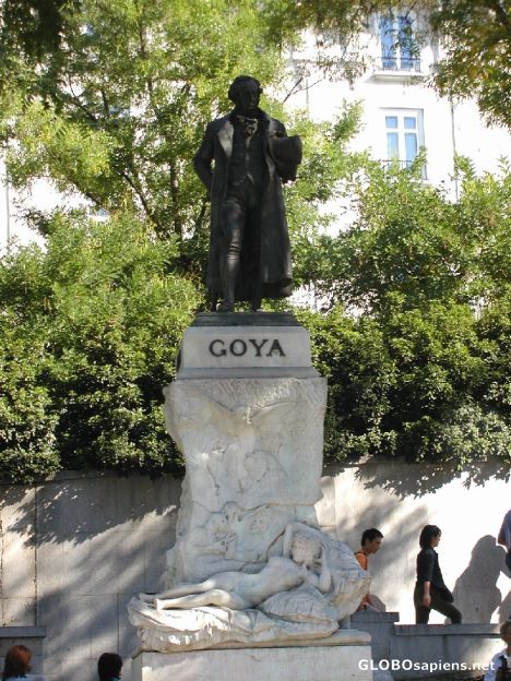 Postcard FRANCISCO DE GOYA MONUMENT