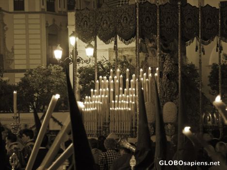 Postcard Holy Week in Seville