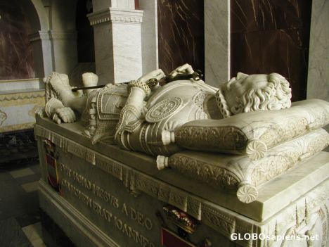 Postcard Don Juan de Austria tomb in ESCORIAL