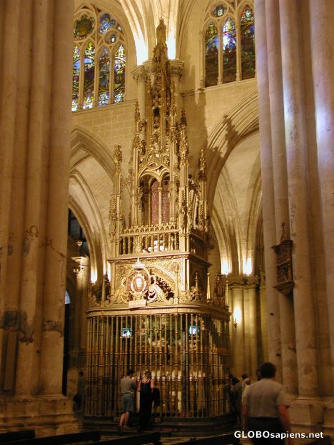 Postcard inside Cathedral