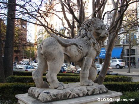 Postcard Sevilla lion