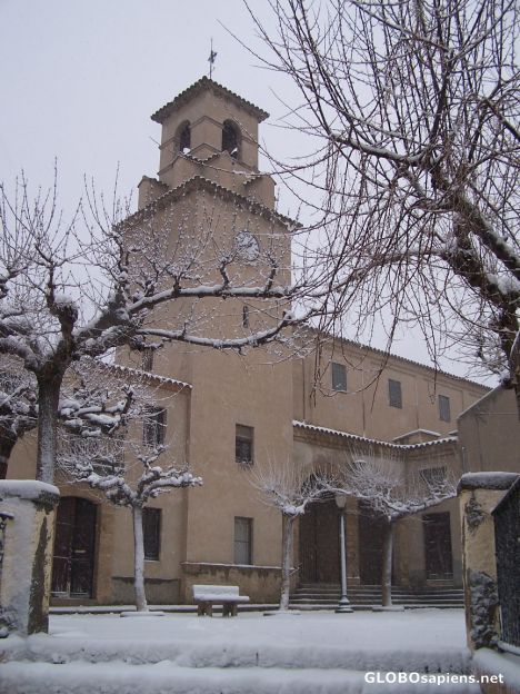 Postcard Plaça de l'esglesia