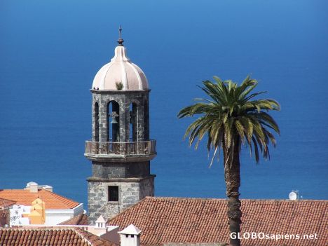 Postcard Campanar del pueblo de orotava