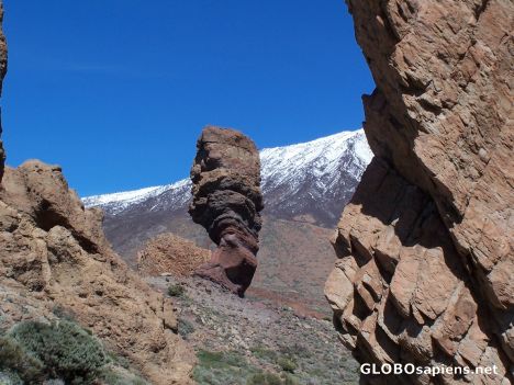 Postcard Vista parque nacional del Teide