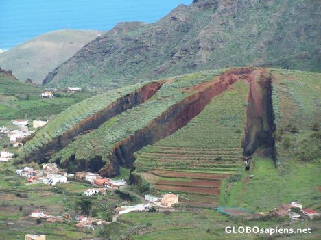 Postcard Vista barranco de masca