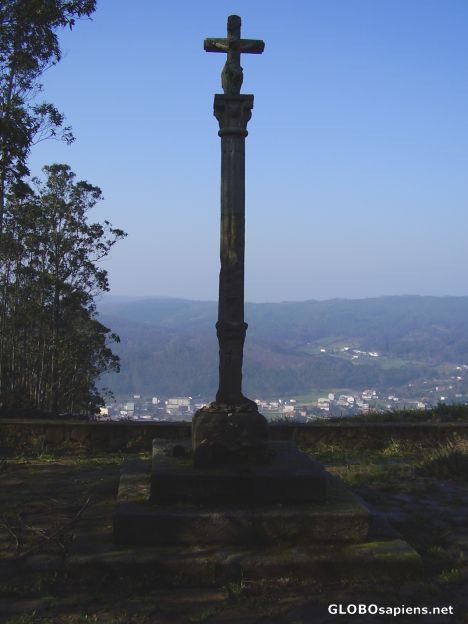 Postcard Typical Galician cruceiro