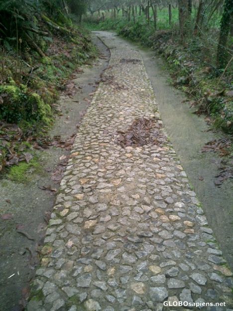 Postcard Old Roman way