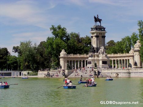 Postcard Parque de Buen Retiro