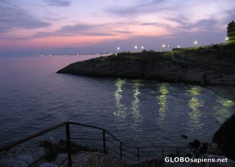 Postcard Sunset in the Costa Dorada