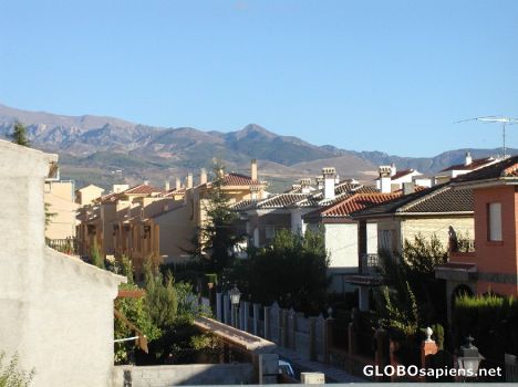 Postcard View of Sierra Nevada