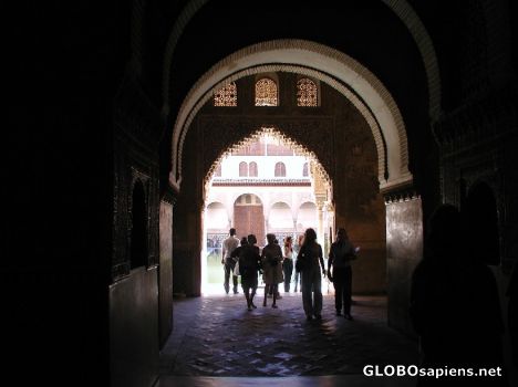 Postcard Entrance to one of the three Nazari palaces