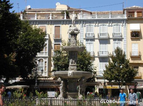 Postcard Poseidon fountain