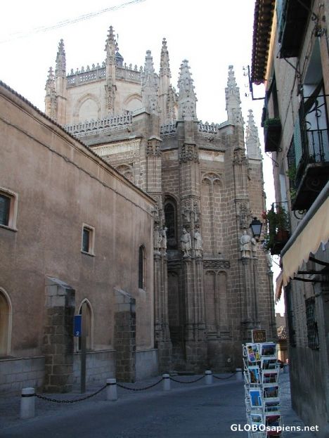 Postcard Posterior part of the Cathedral