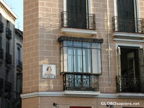 Postcard Spanish balconies