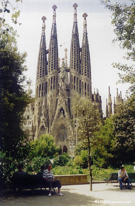 Postcard La Sagrada Familia