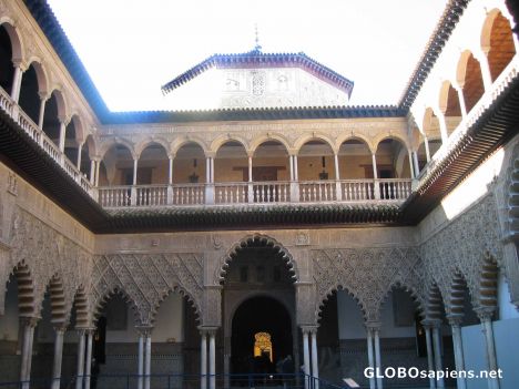 Postcard Interior of the Alcazar