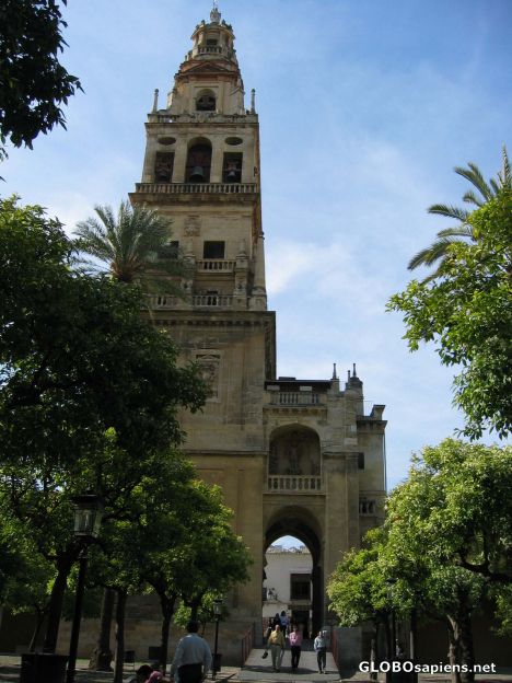 Postcard Main tower of the Cordoba's Mosque/Cathedral
