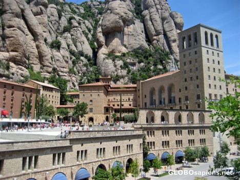 Postcard Monestir de Montserrat 2