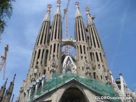 Postcard La Sagrada Familia