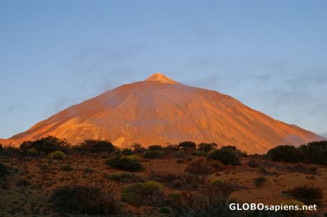 Postcard Pico del Teide (3718 m)