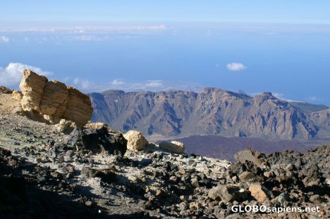 Postcard View from Pico del Teide 1 day later