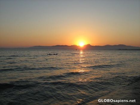 Postcard sunset