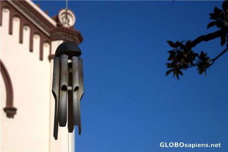 Postcard Plana Novella Mansion and a Feng Shui Bell