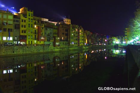 Postcard Night reflection