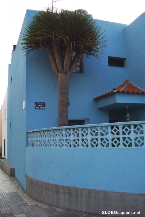 Postcard Blue house