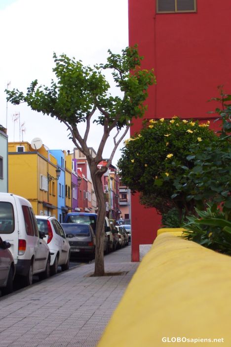 Postcard Colourful facades