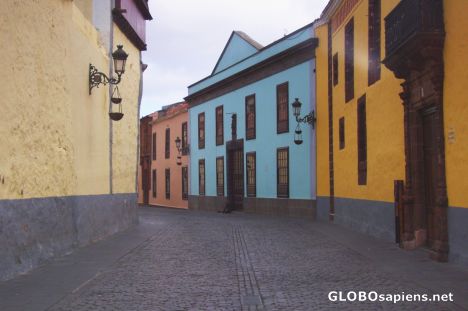 Postcard Deserted street
