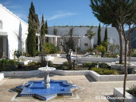 Postcard New Mosque Courtyard