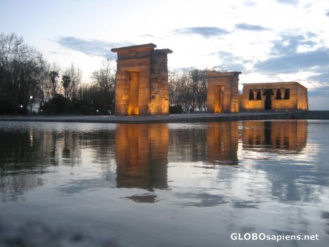 Postcard Templo de Debod