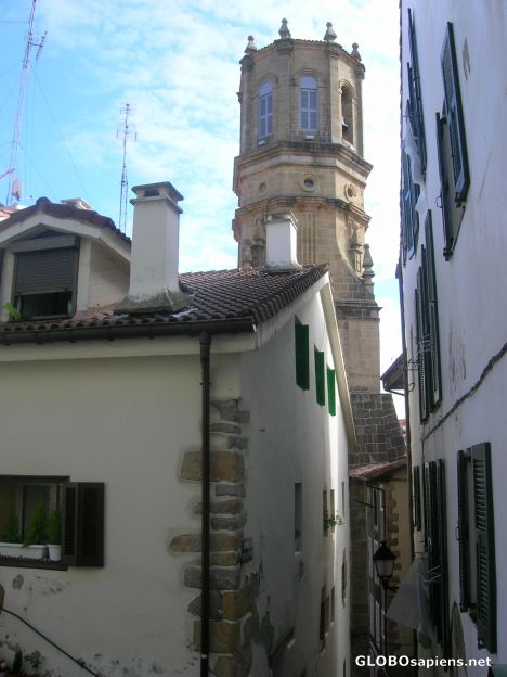 Postcard Getaria Cathedral