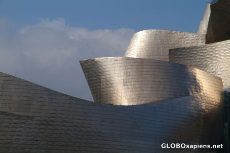Postcard Bilbao Famous Building's Lines