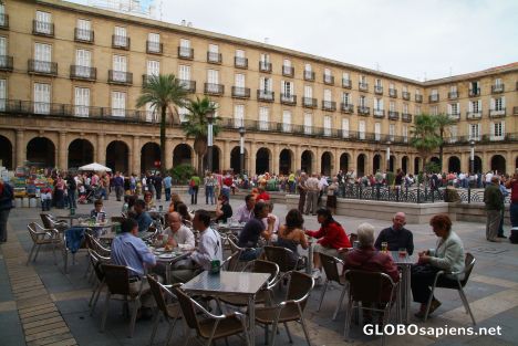 Postcard Bilbao - Old Town Square