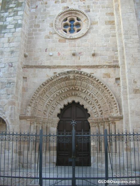 Postcard Entrance to a church
