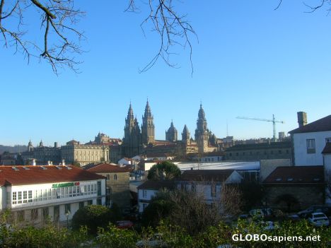 Postcard View of the Cathedral form a park