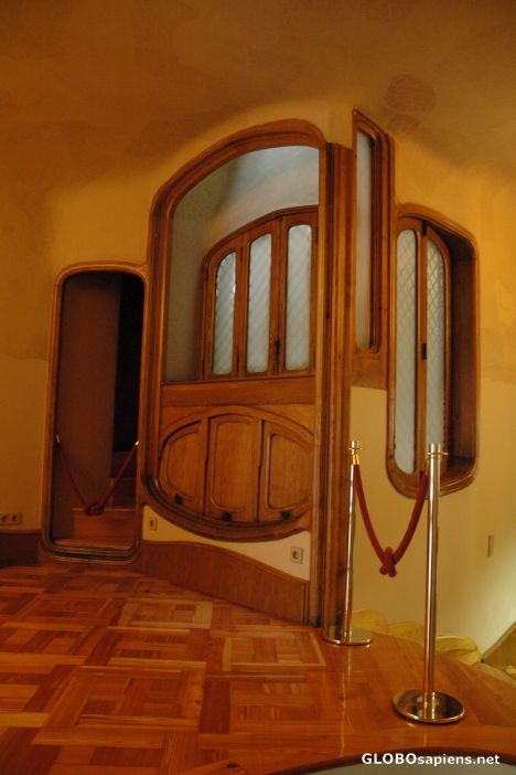 Postcard Casa Battlo by Antoni Gaudi
