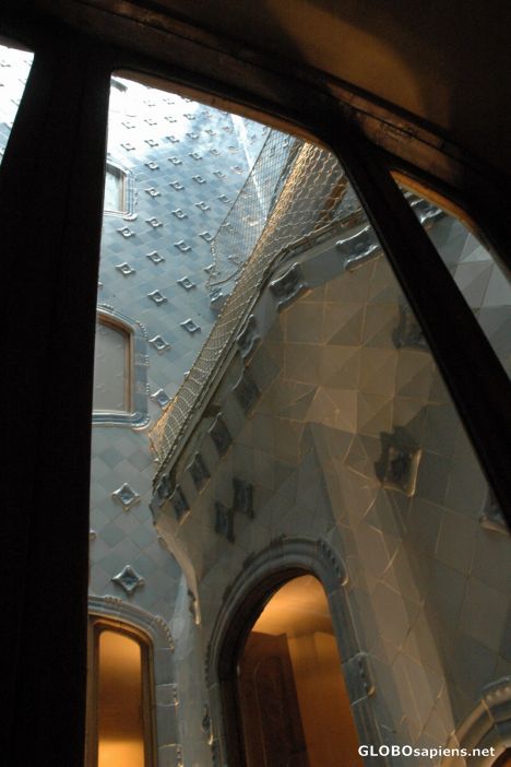 Postcard Casa Batllo by Antoni Gaudi